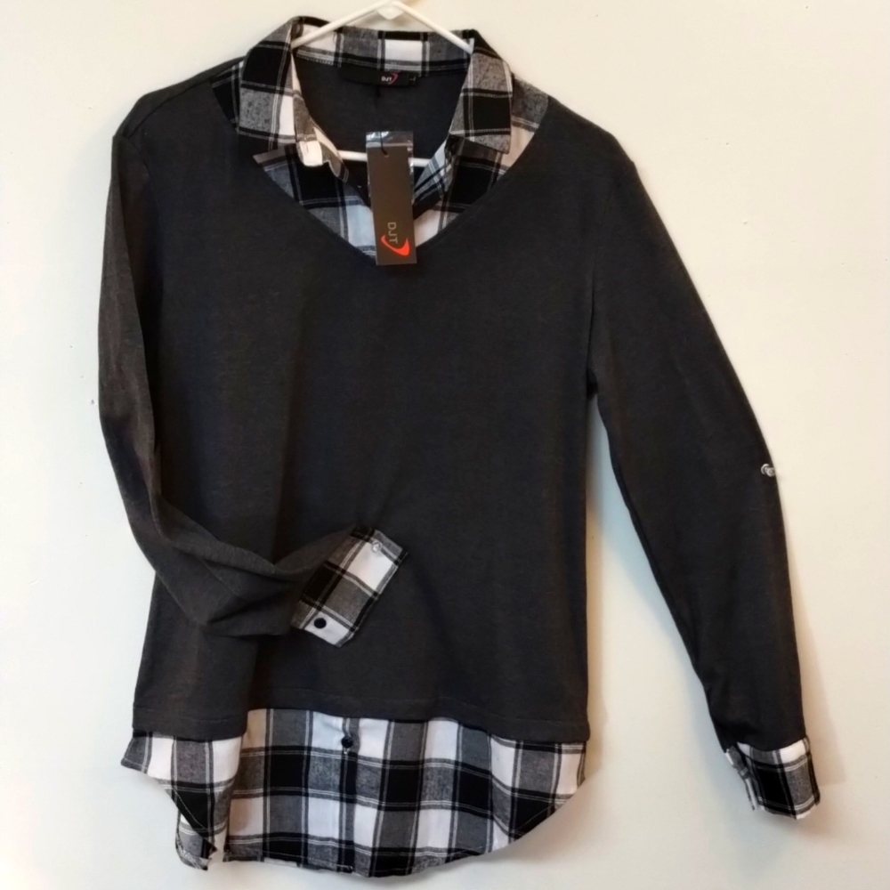 NWT DJT Women's Tunic size L
